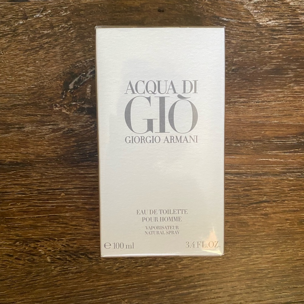 Giorgio Armani Acqua Di Gio 3.4 oz New in packaging